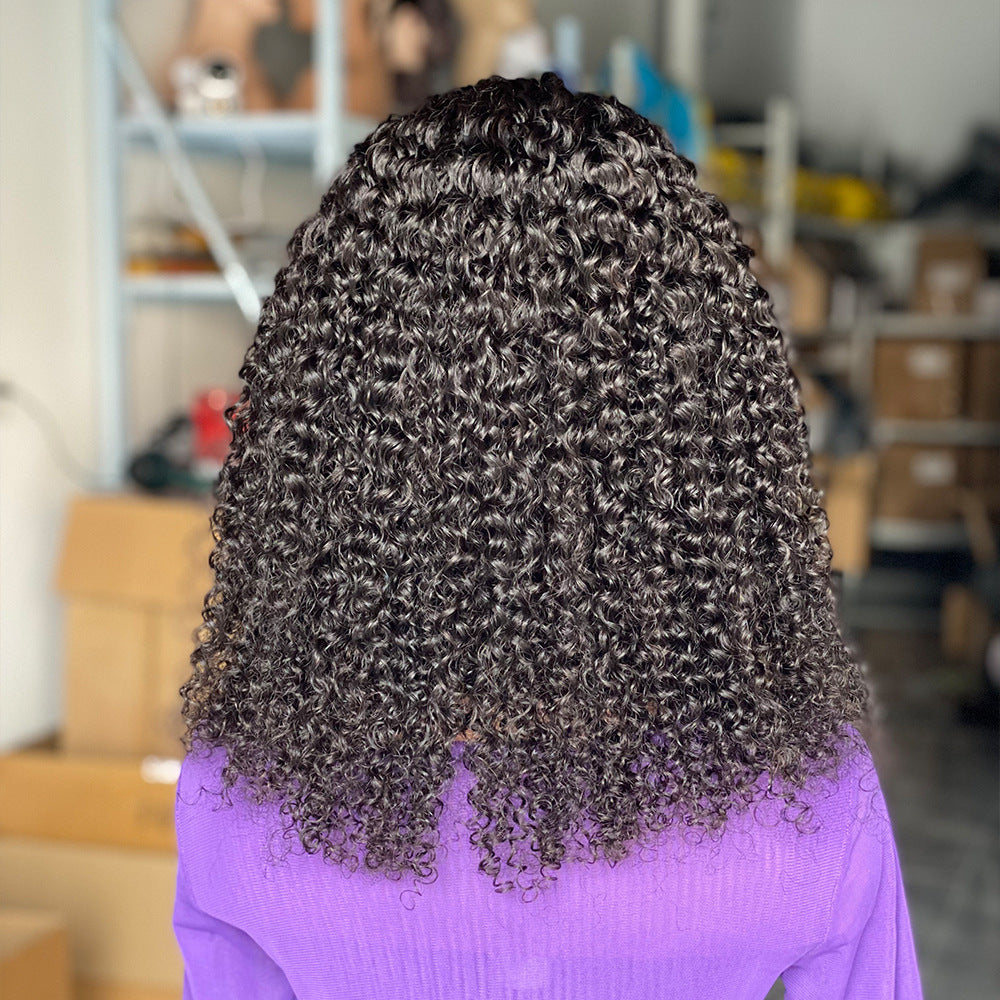 Curly Headband Wig 200% Density – 100% Natural Human Hair