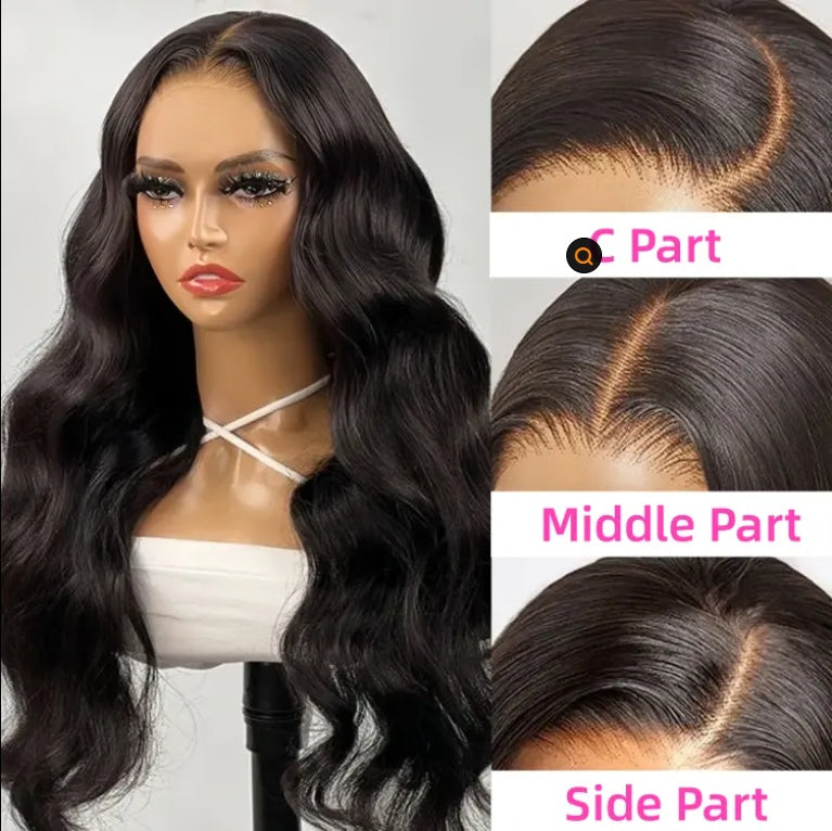 200% Density Body Wave Wig – 4x4 Sheer Lace – Glueless Brazilian Remy Human Hair