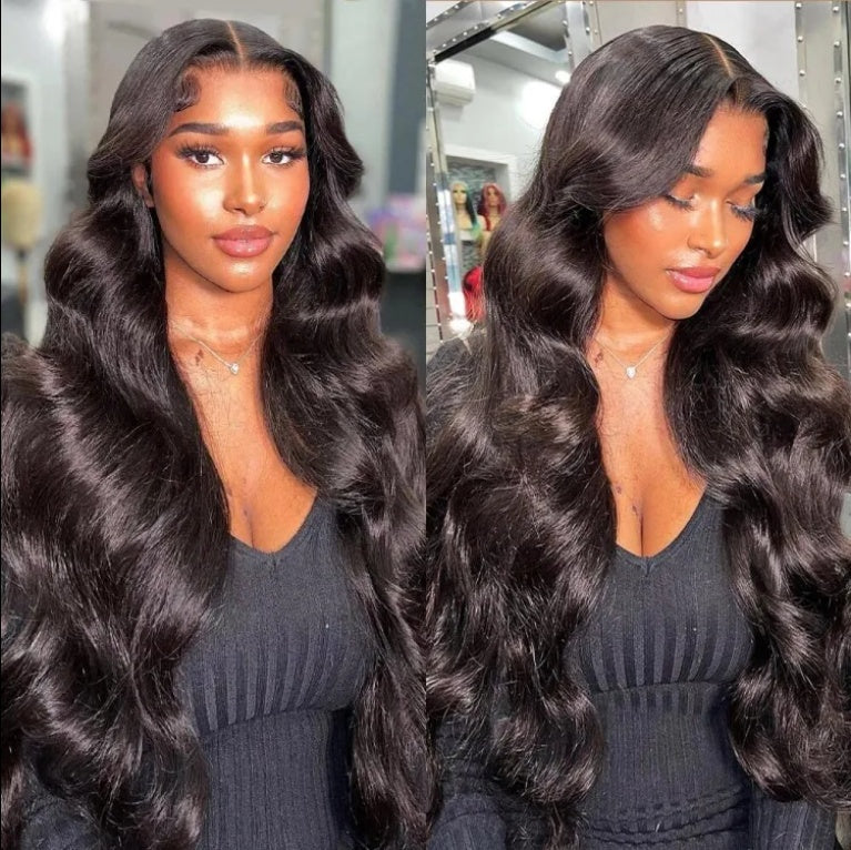 200% Density Body Wave Wig – 4x4 Sheer Lace – Glueless Brazilian Remy Human Hair